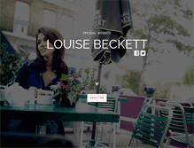 Tablet Screenshot of louise-beckett.com